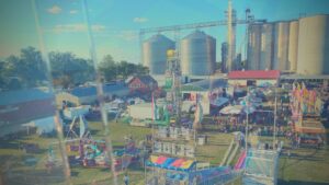 rural county fair scene